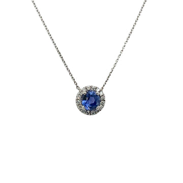 Blue Sapphire Necklace